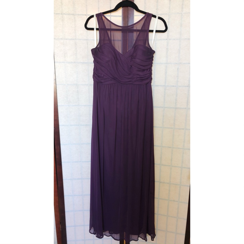 Bridesmaid dress plum